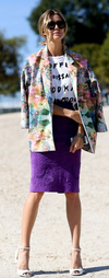Yves St. Laurent velvet skirt Size 14UK