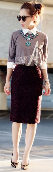 Emanuel Ungaro velvet skirt Size 12UK