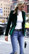 Tod's green leather belt