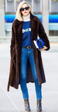 Paris Shearling coat Size 10UK