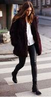 Yves St Laurent coat Size 6UK