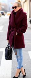 Yves St Laurent coat Size 6UK