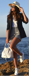 Yves St. Laurent navy jacket Size 8UK