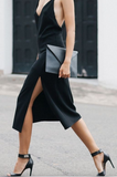 Chanel shoestring strap dress Size 10UK