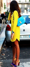Pringle yellow satin dress Size 10UK