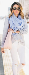 Sophia Swire blue pashmina