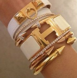 Hermès enamel bracelet Size 65