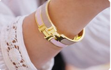 Hermès enamel bracelet Size 65