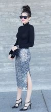 Yves St Laurent sequin skirt Size 10UK