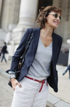 Yves St. Laurent navy jacket Size 8UK
