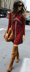 Yves St Laurent cognac leather boots Size 3½UK