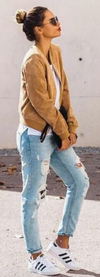 Ruffo suede bomber jacket Size 8UK