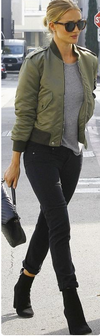 Ruffo suede bomber jacket Size 8UK