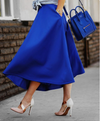 Prada royal blue leather handbag