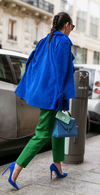 Tod's green leather belt