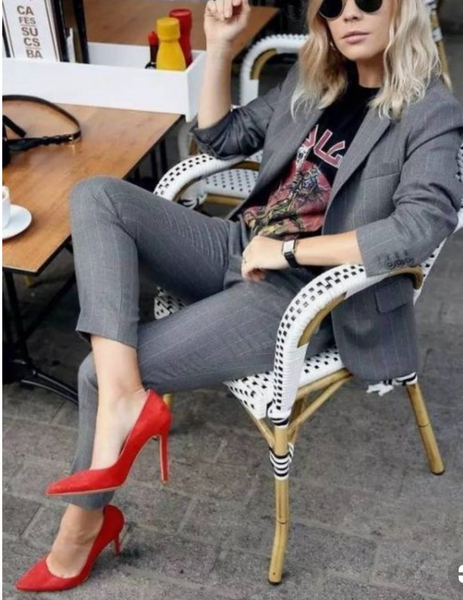 Celine scarlet court shoes Size 4UK