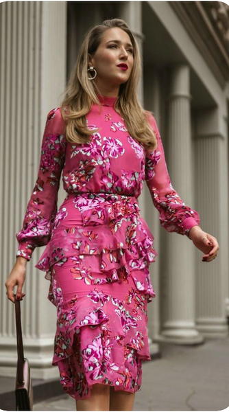 Gucci floral silk dress Size 8UK