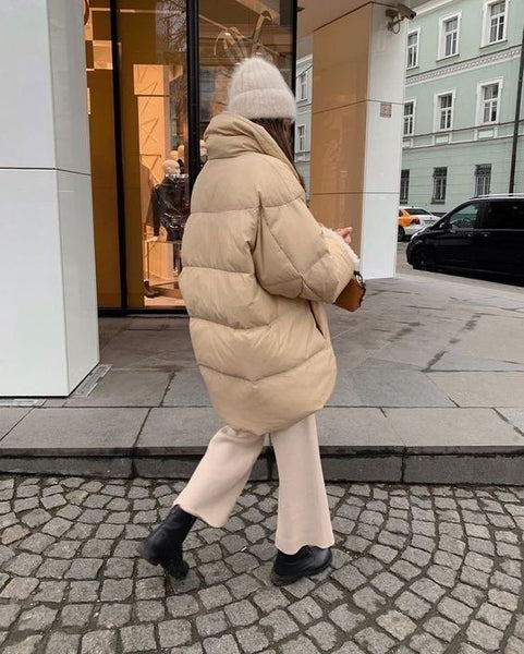 Prada camel parka with mink collar Size 6UK